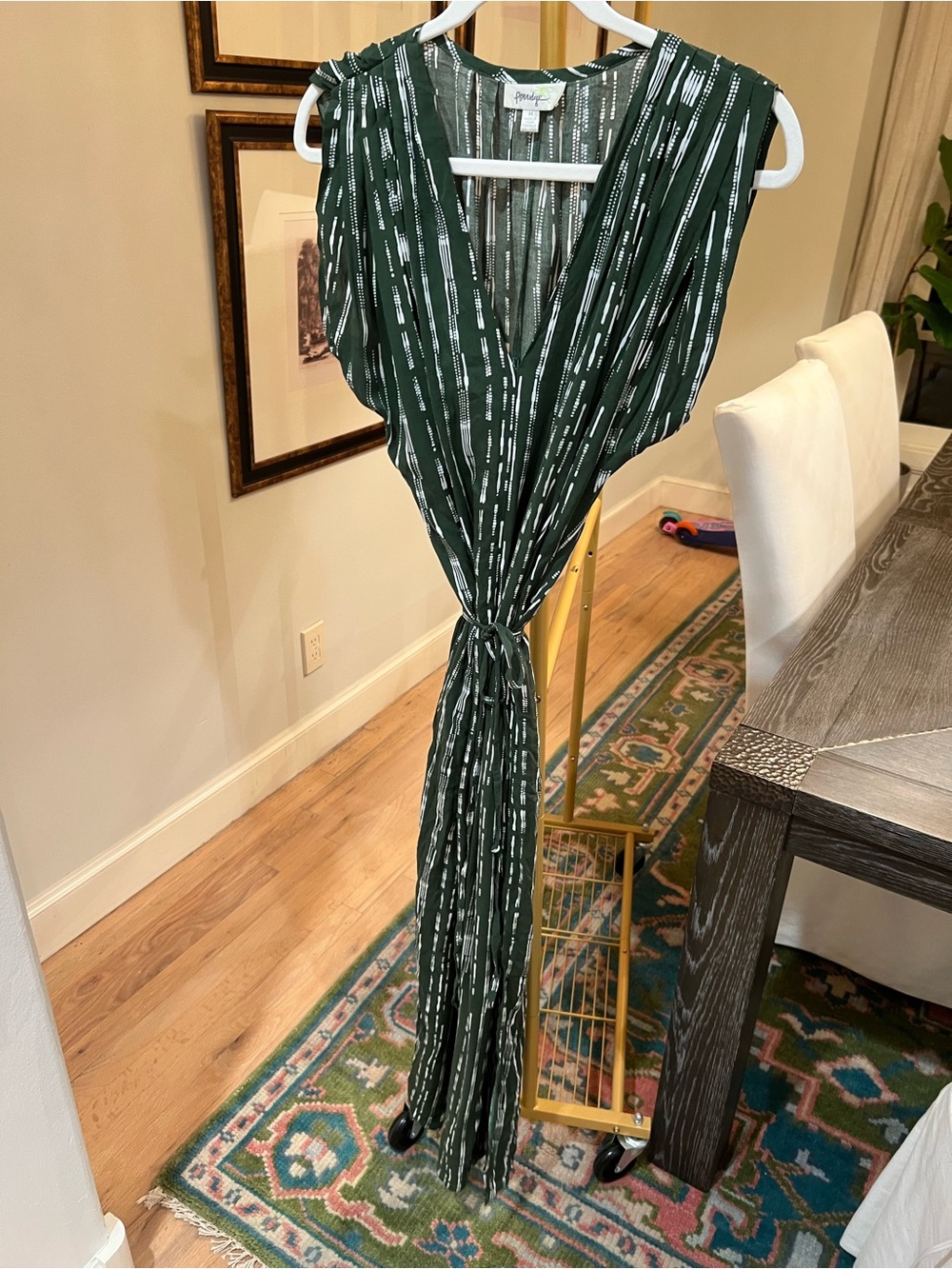Anthropologie porridge  green dress with pockets